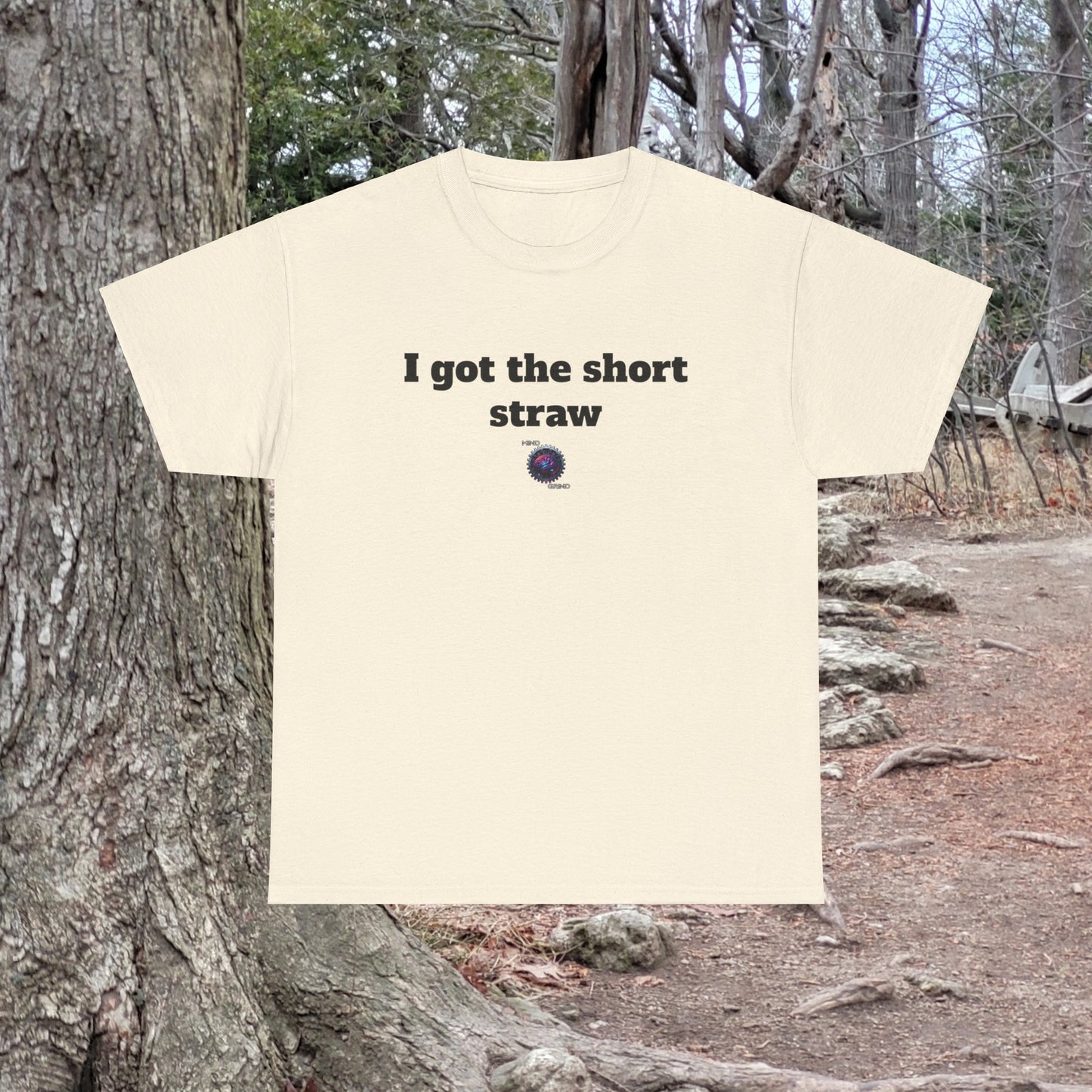 I got the short straw - Unisex Heavy Cotton Tee - Small Logo