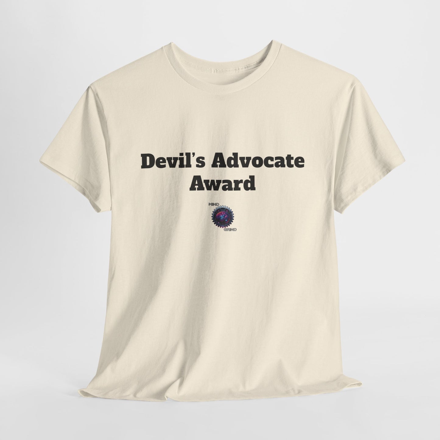Devil's Advocate Award - Unisex Heavy Cotton Tee - Small Logo