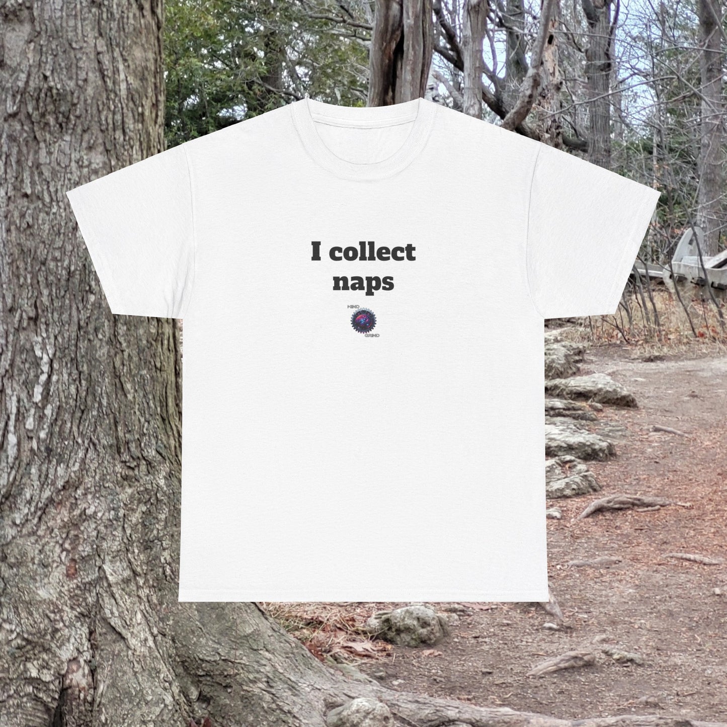 I collect naps - Unisex Heavy Cotton Tee - Small Logo