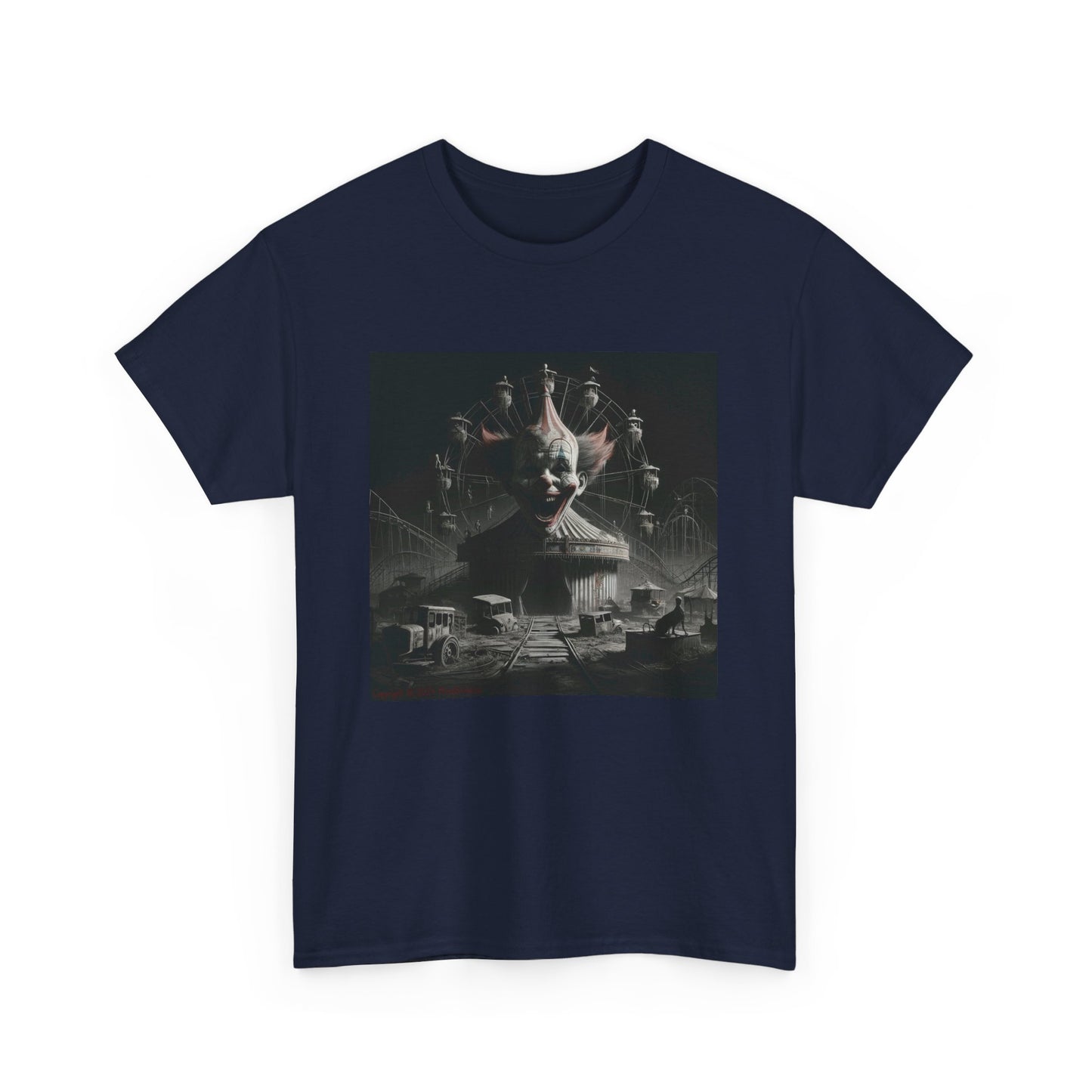 Horror Clown Funhouse - Unisex Heavy Cotton Tee