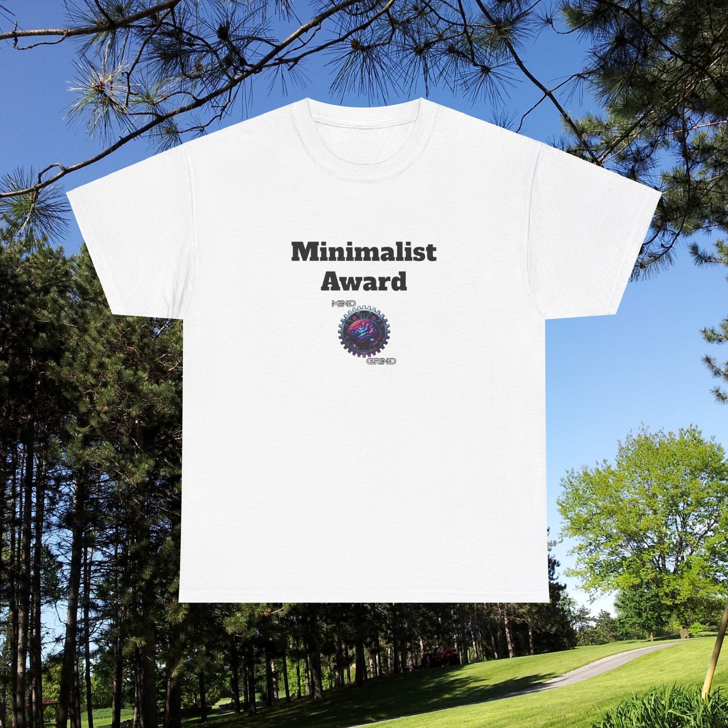 Minimalist Award - Unisex Heavy Cotton Tee - Large Logo
