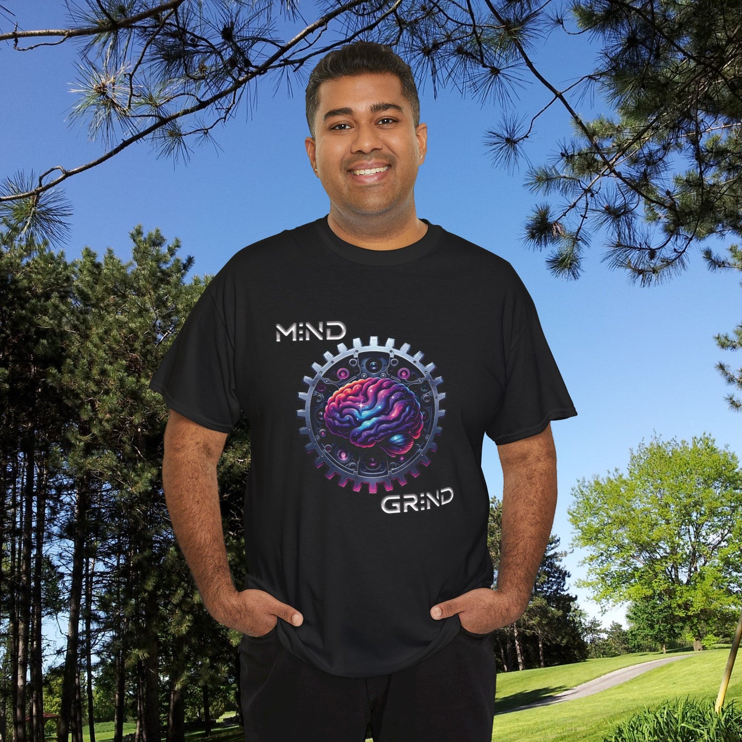 MindGrind Logo Unisex Heavy Cotton Tee