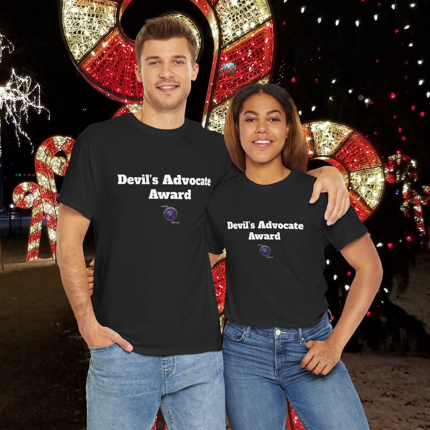 Devil's Advocate Award - Unisex Heavy Cotton Tee - Small Logo
