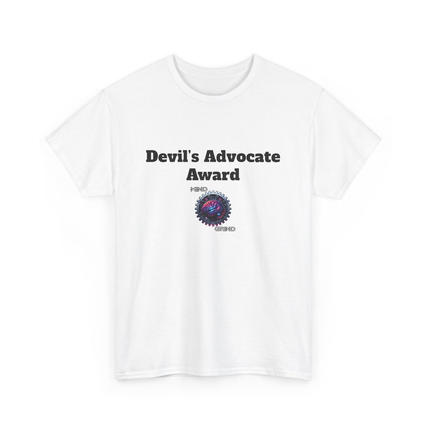 Devil's Advocate Award - Unisex Heavy Cotton Tee - Large Logo