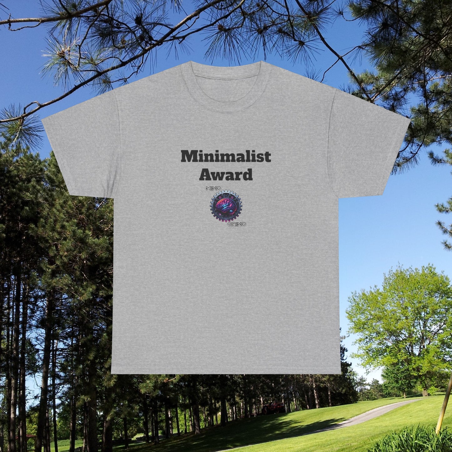 Minimalist Award - Unisex Heavy Cotton Tee - Large Logo
