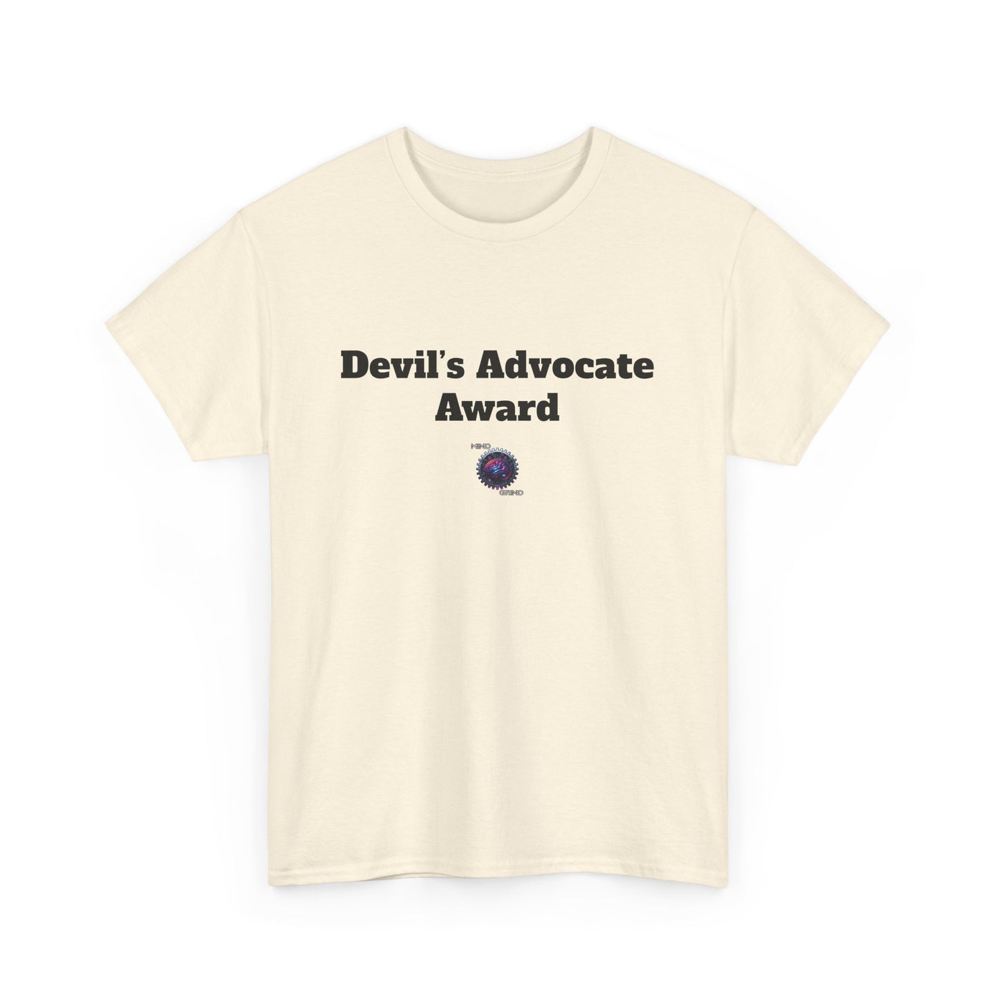 Devil's Advocate Award - Unisex Heavy Cotton Tee - Small Logo