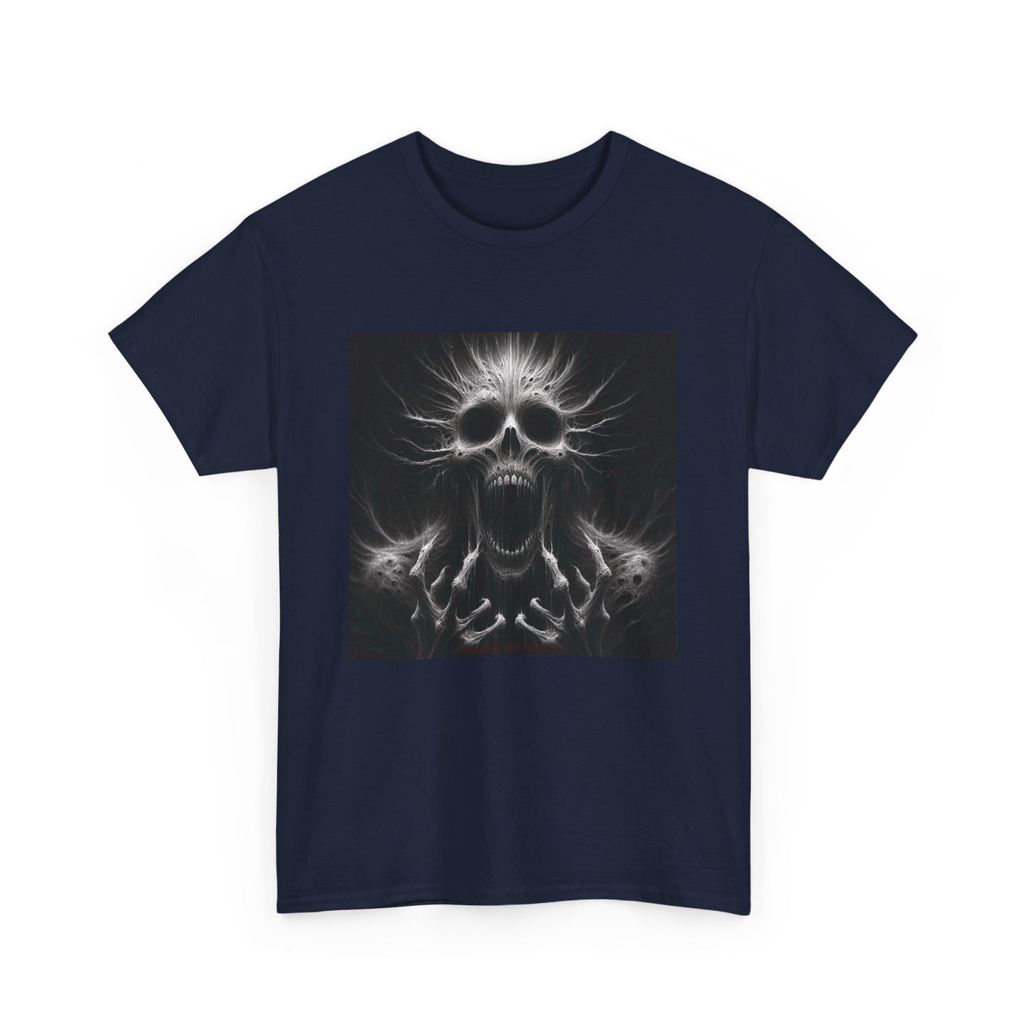 Horror Skeleton Scream - Unisex Heavy Cotton Tee