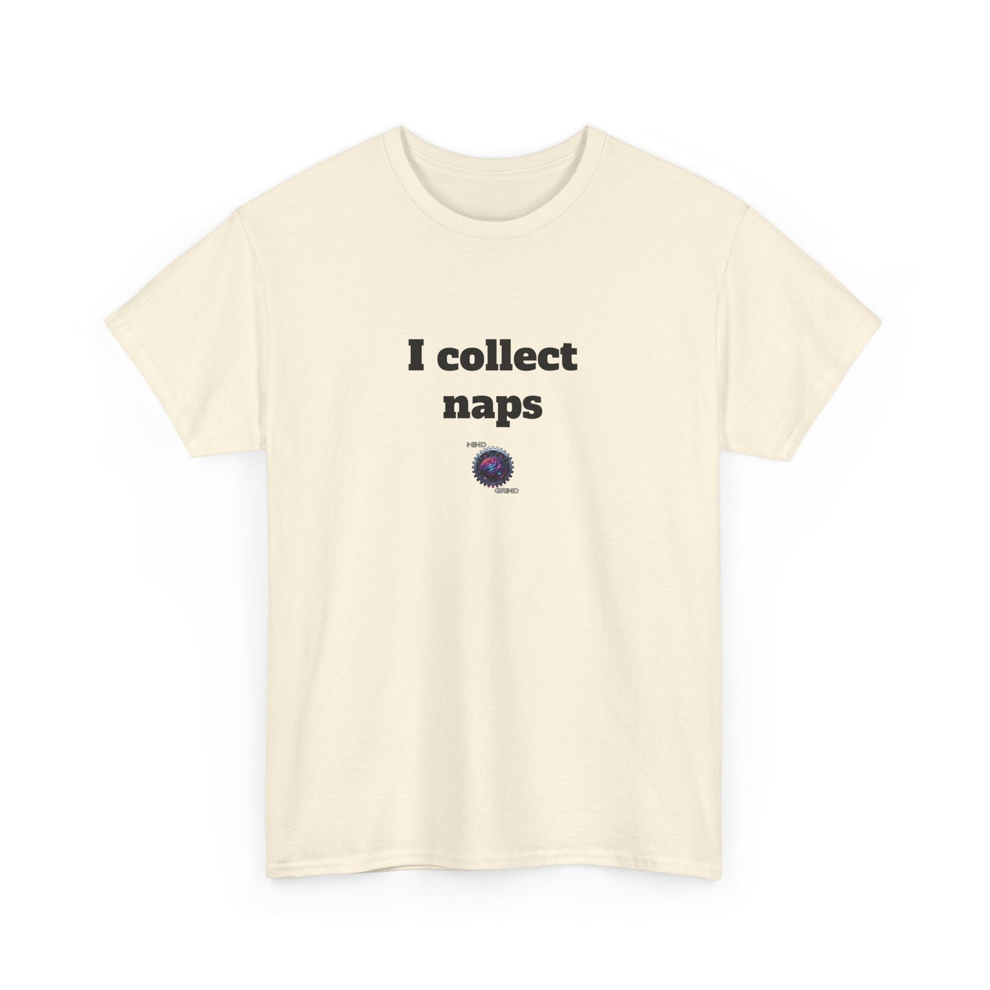 I collect naps - Unisex Heavy Cotton Tee - Small Logo