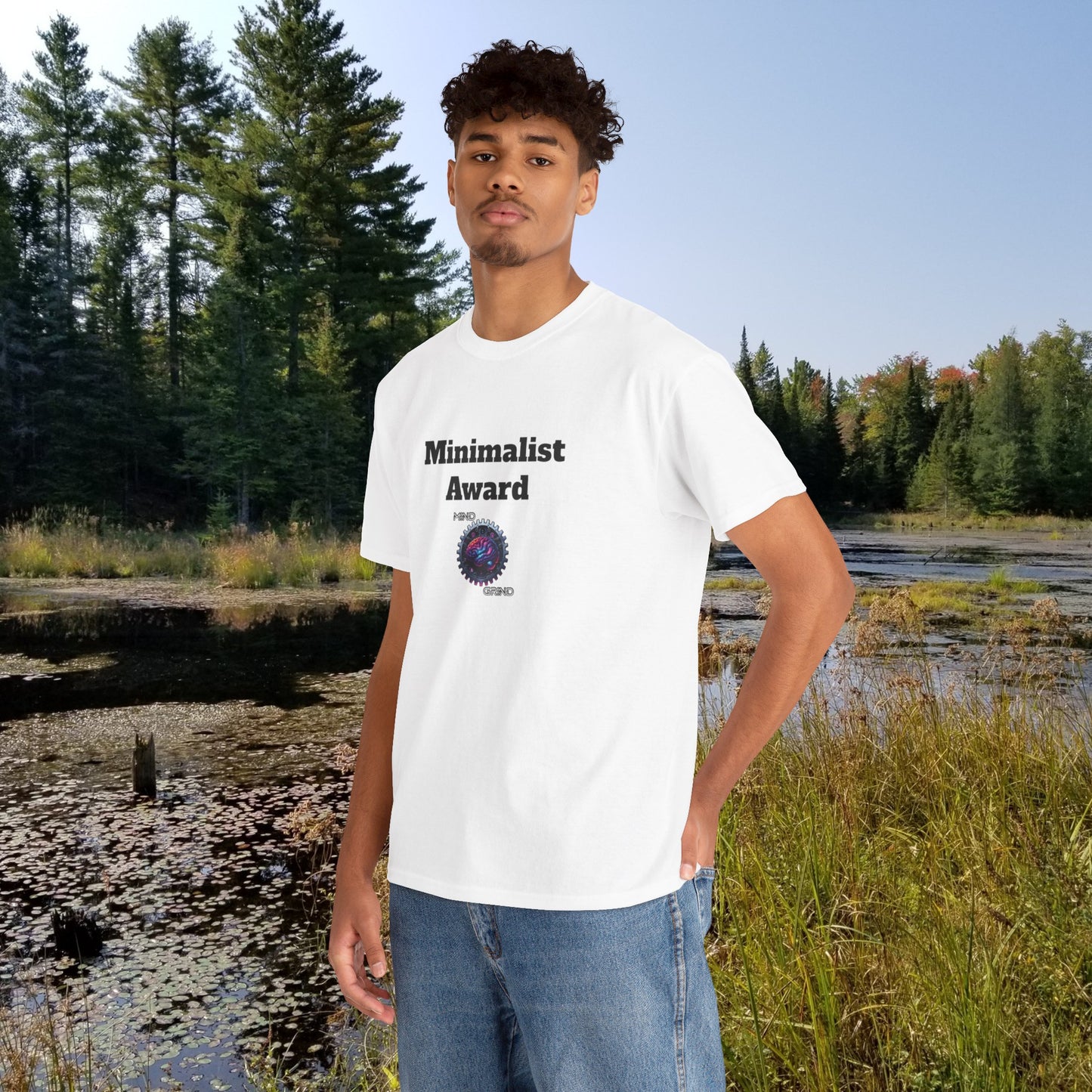 Minimalist Award - Unisex Heavy Cotton Tee - Large Logo