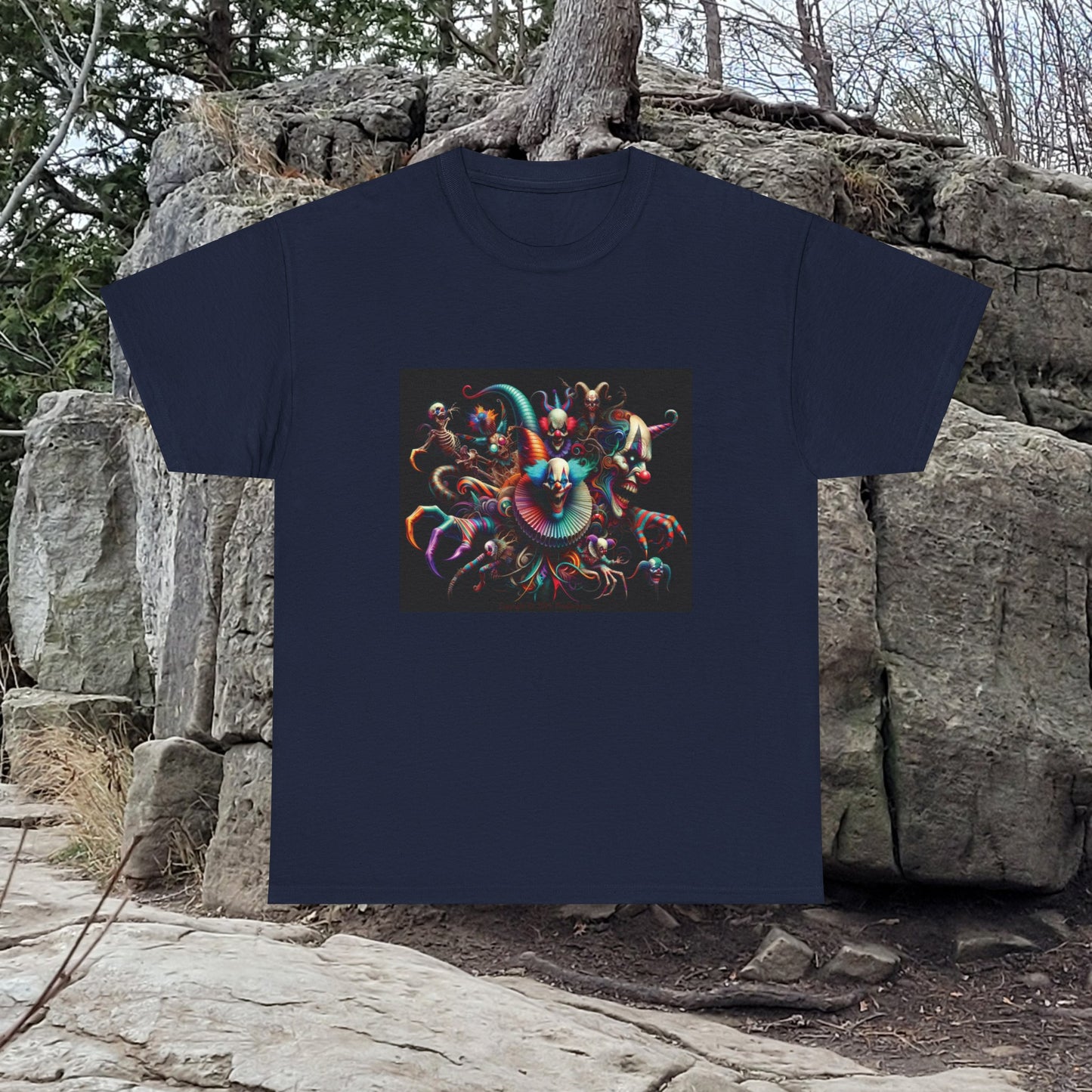 Horror Clown Twisted - Unisex Heavy Cotton Tee