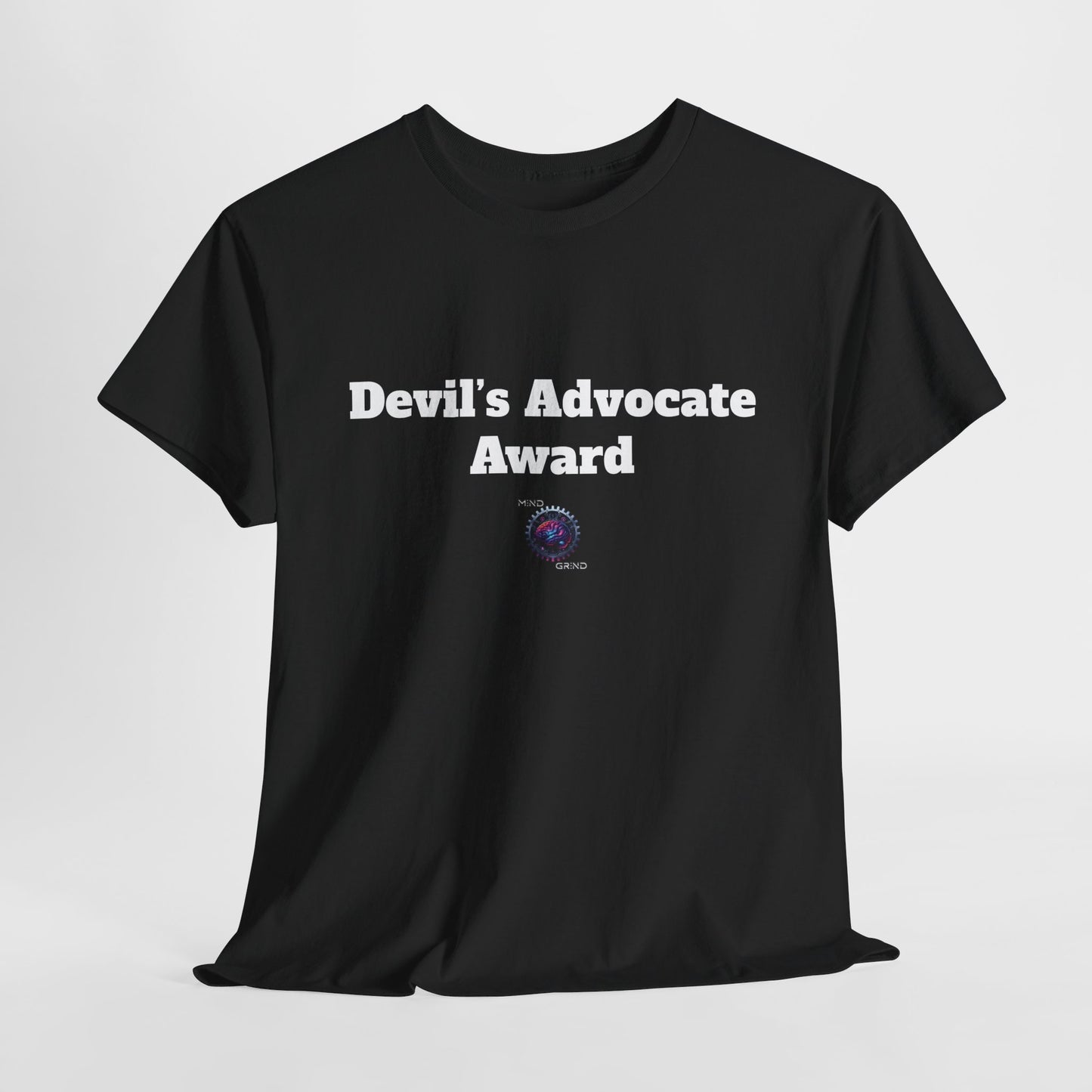 Devil's Advocate Award - Unisex Heavy Cotton Tee - Small Logo