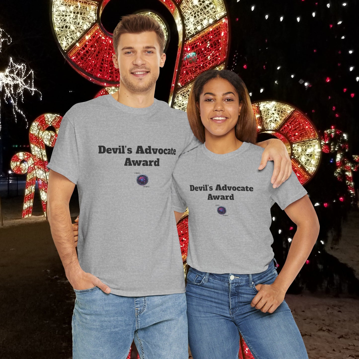 Devil's Advocate Award - Unisex Heavy Cotton Tee - Small Logo