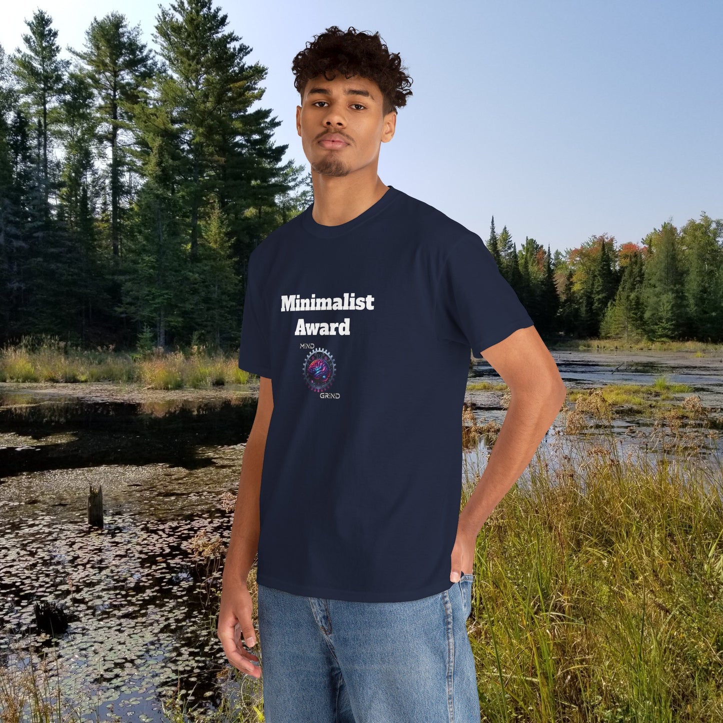 Minimalist Award - Unisex Heavy Cotton Tee - Large Logo