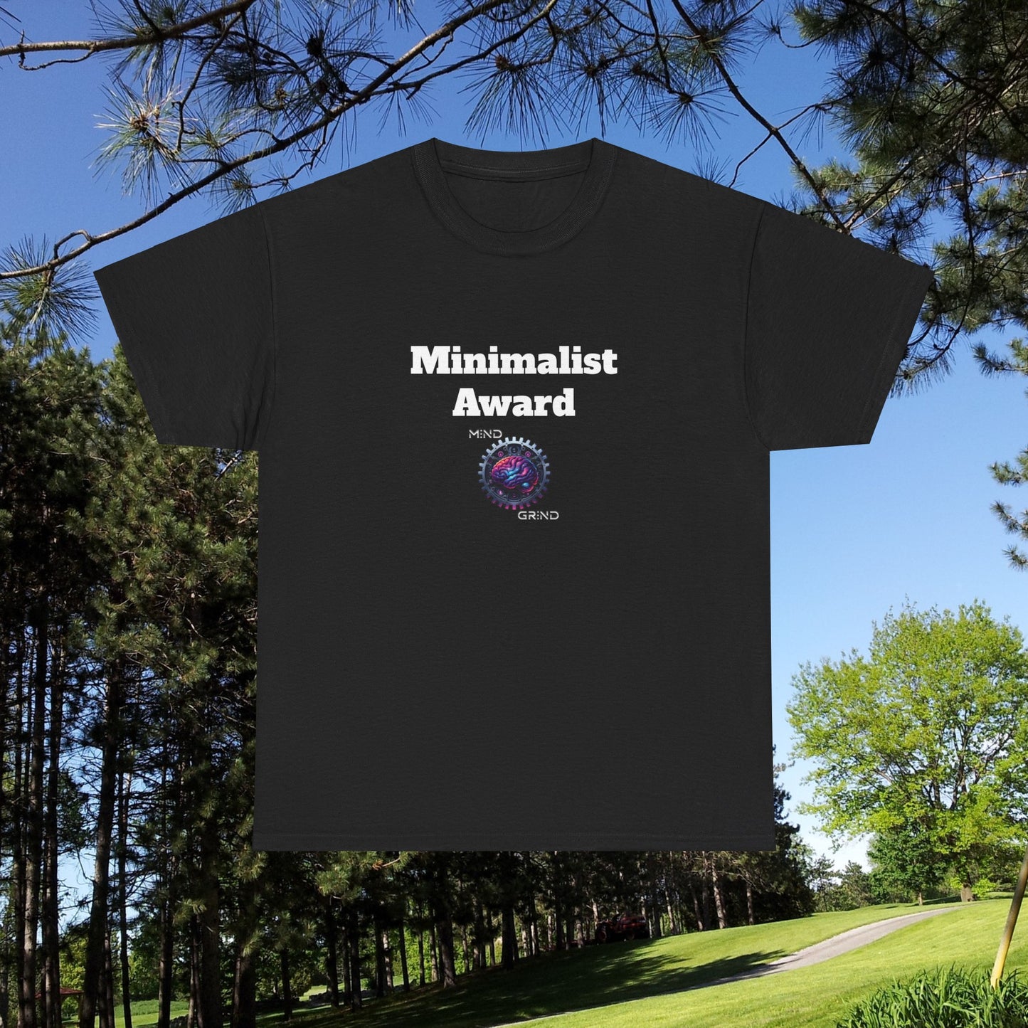 Minimalist Award - Unisex Heavy Cotton Tee - Large Logo