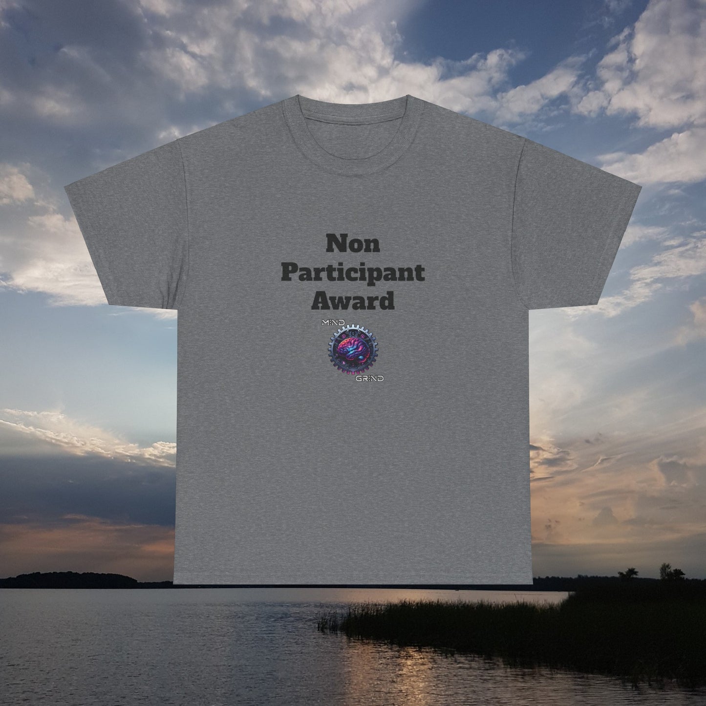 Non Participant Award - Unisex Heavy Cotton Tee - Large Logo