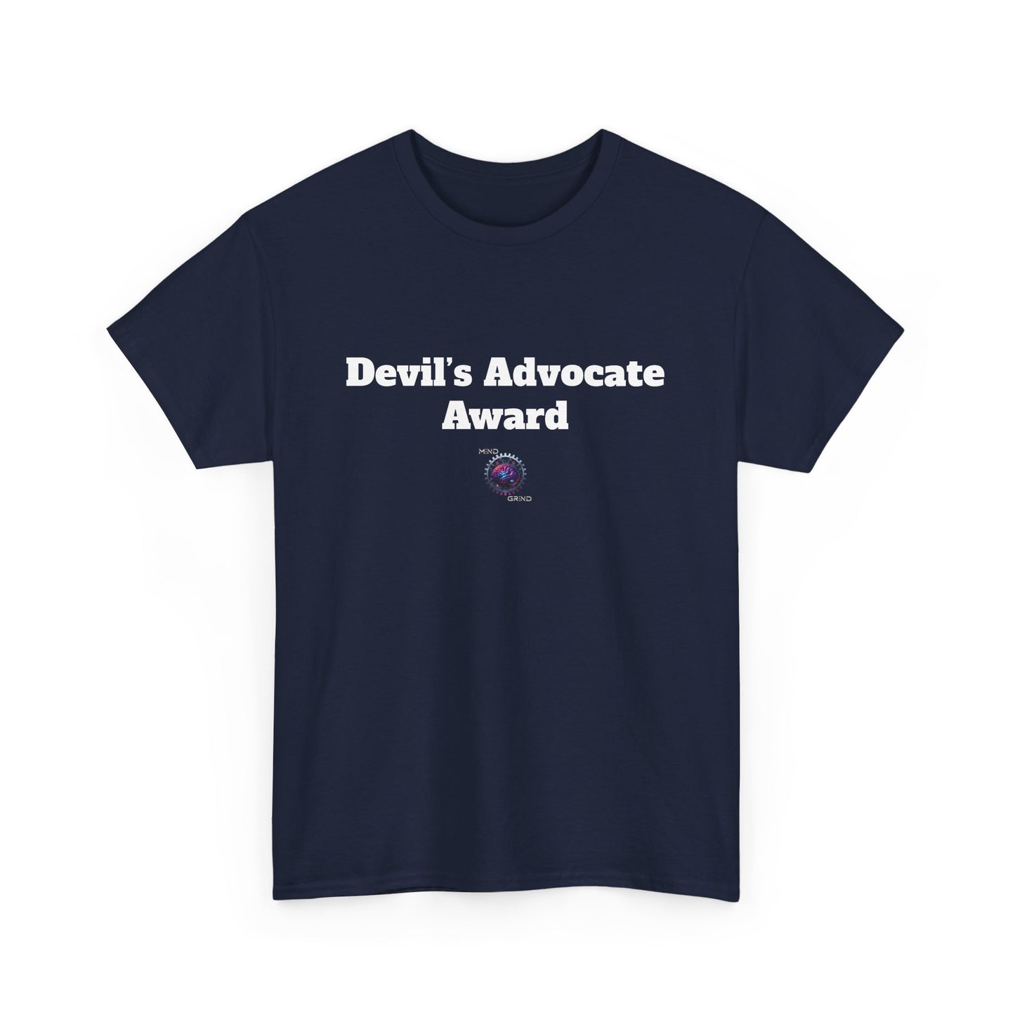Devil's Advocate Award - Unisex Heavy Cotton Tee - Small Logo