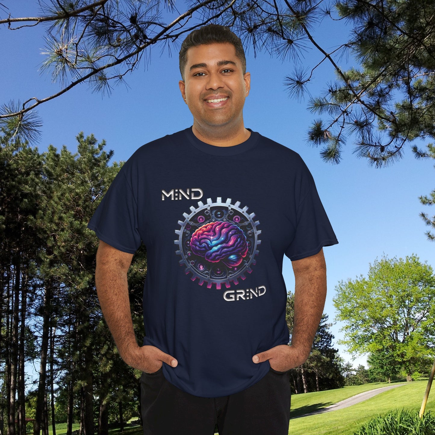 MindGrind Logo Unisex Heavy Cotton Tee