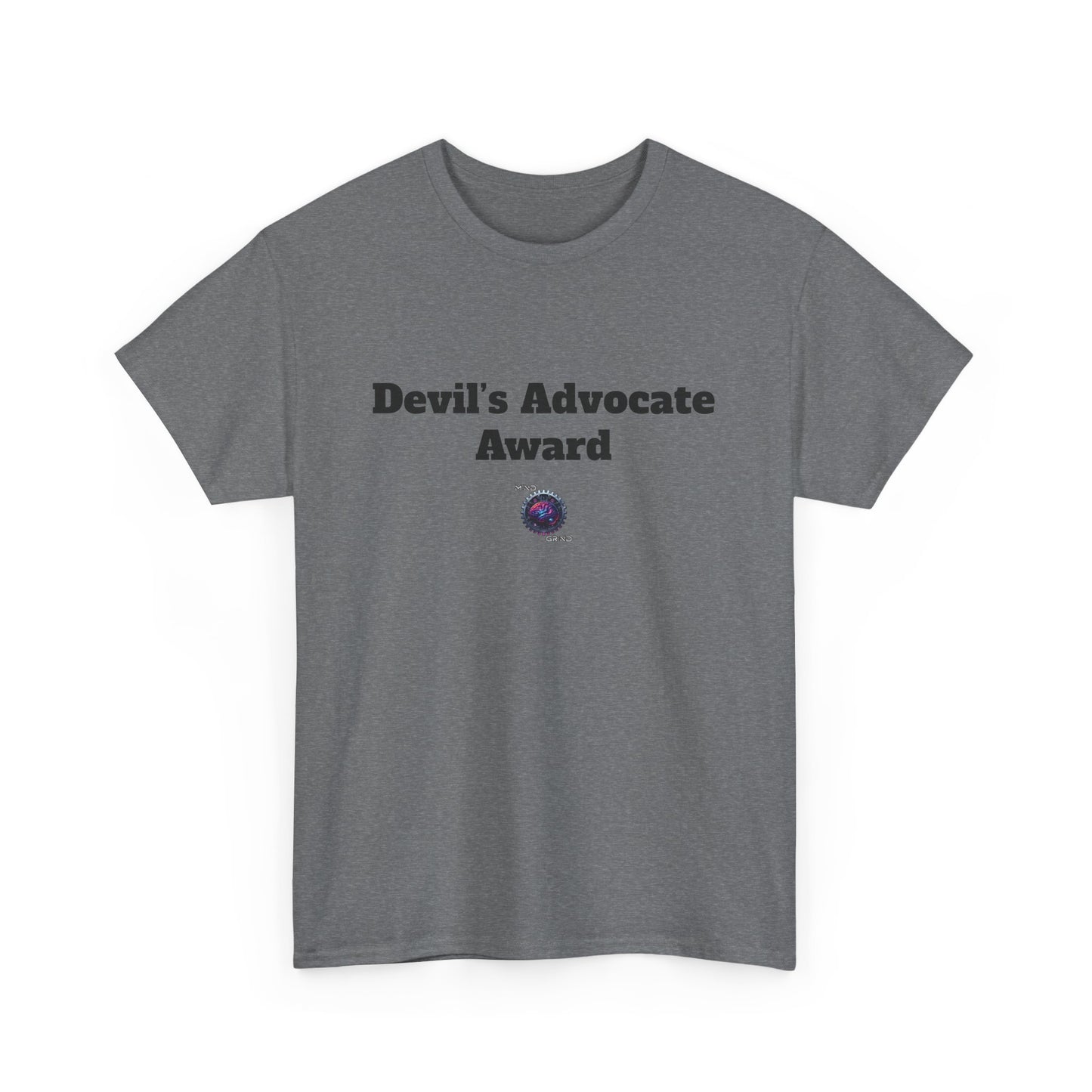 Devil's Advocate Award - Unisex Heavy Cotton Tee - Small Logo