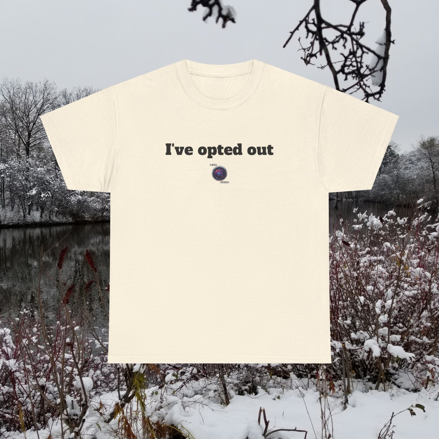 I've opted out - Unisex Heavy Cotton Tee - Small Logo