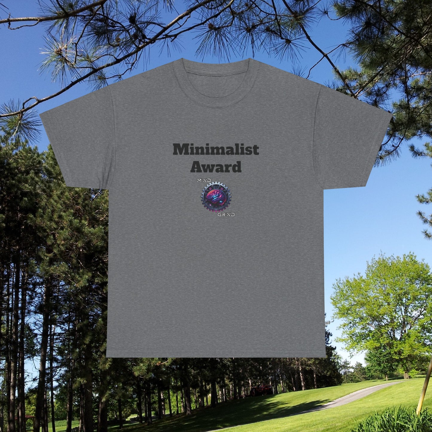 Minimalist Award - Unisex Heavy Cotton Tee - Large Logo