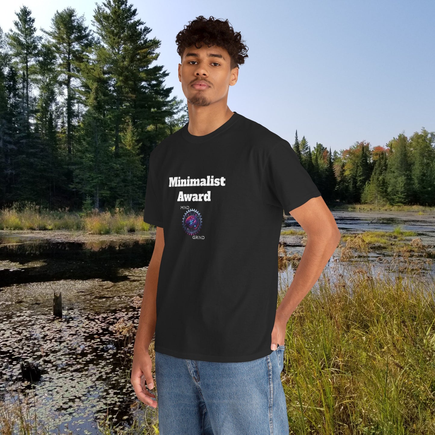 Minimalist Award - Unisex Heavy Cotton Tee - Large Logo
