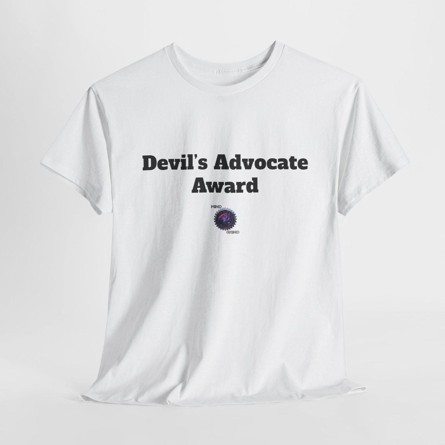 Devil's Advocate Award - Unisex Heavy Cotton Tee - Small Logo
