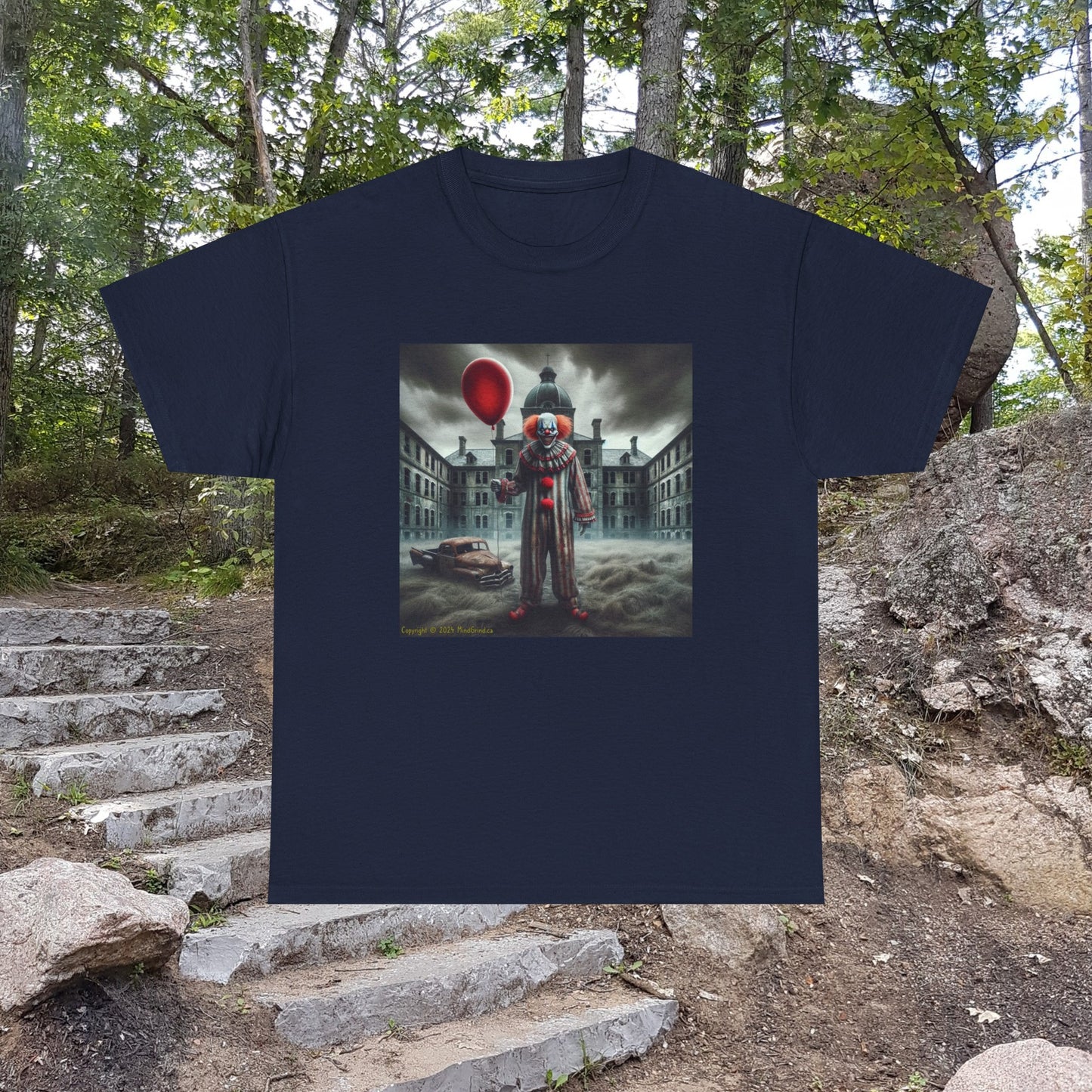 Horror Clown Asylum Whole - Unisex Heavy Cotton Tee
