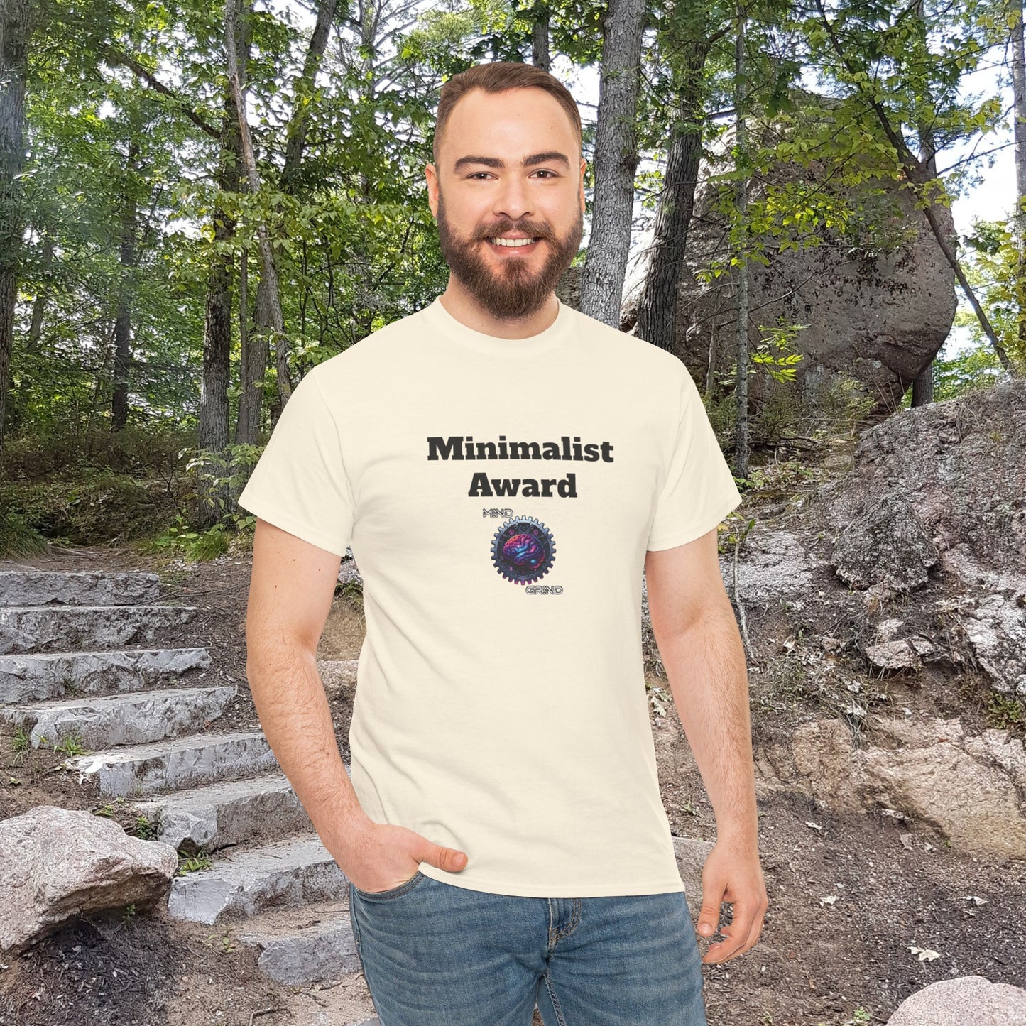 Minimalist Award - Unisex Heavy Cotton Tee - Large Logo