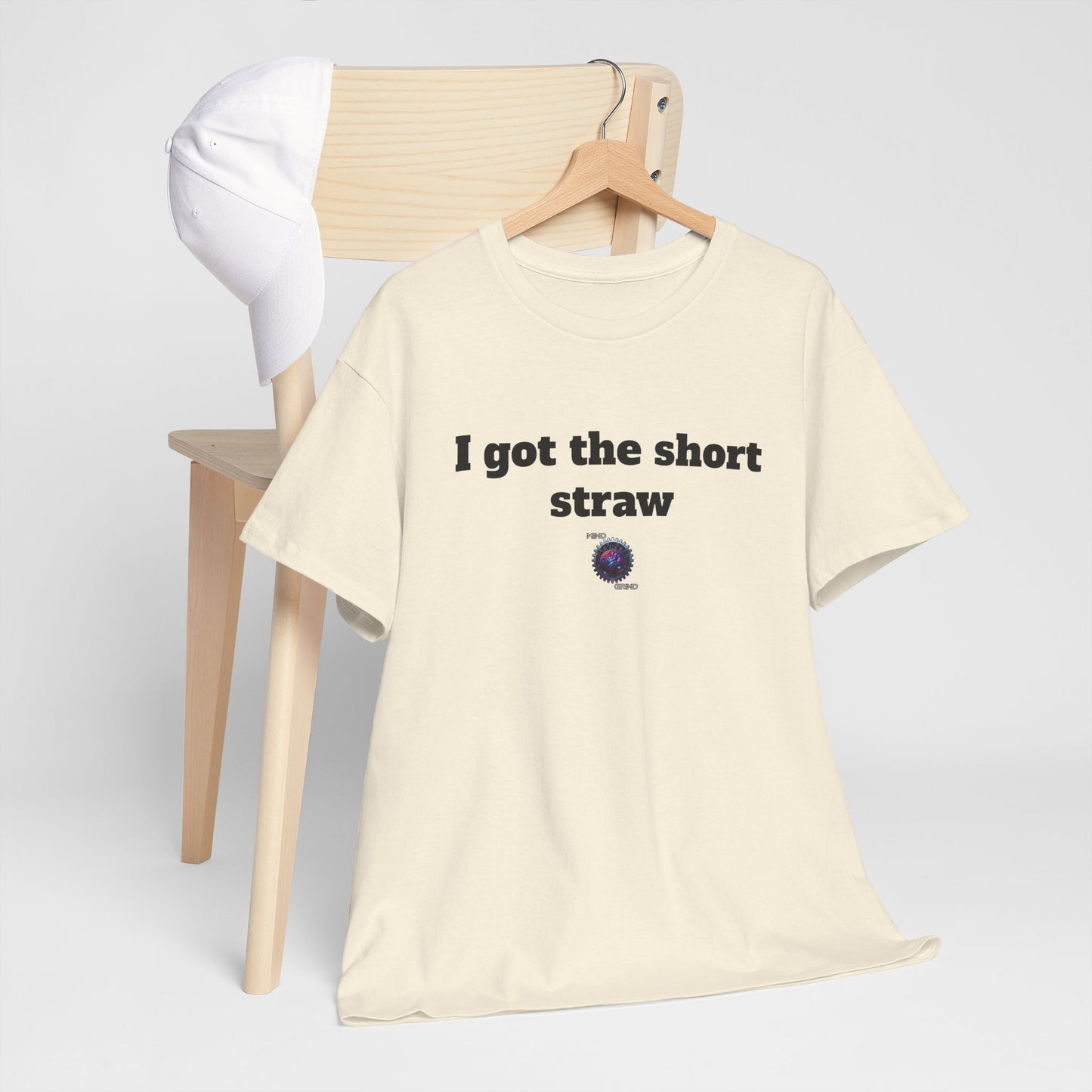 I got the short straw - Unisex Heavy Cotton Tee - Small Logo