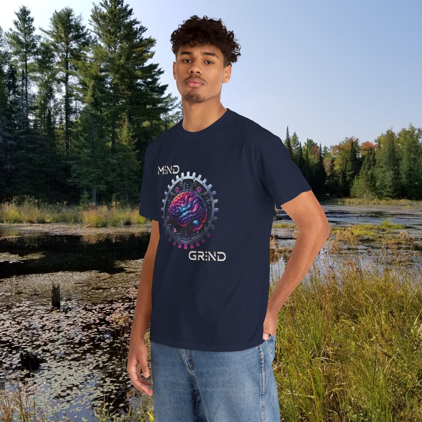 MindGrind Logo Unisex Heavy Cotton Tee