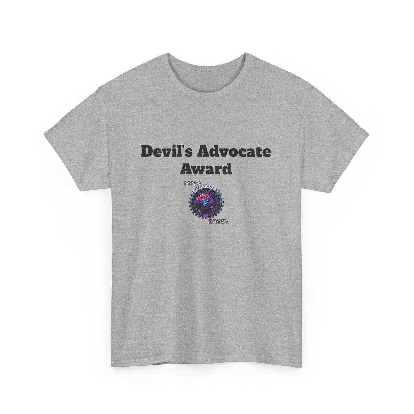 Devil's Advocate Award - Unisex Heavy Cotton Tee - Large Logo