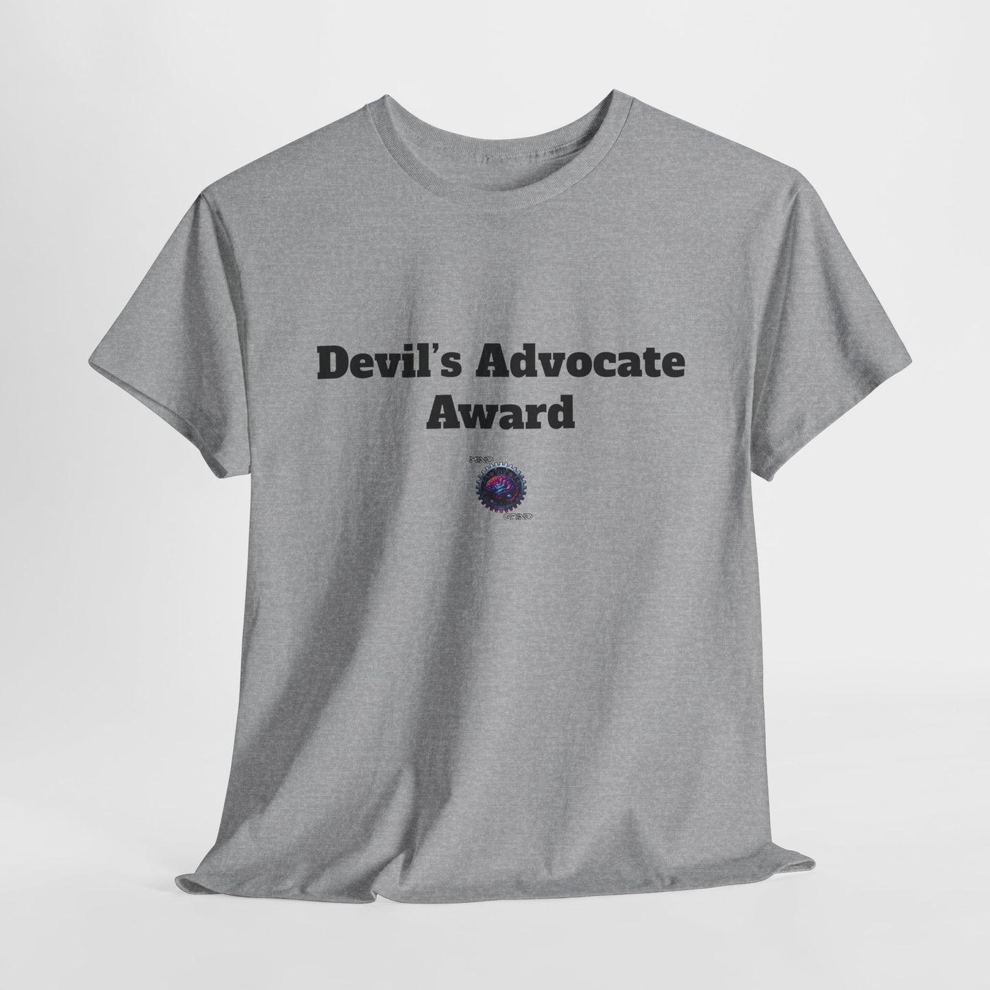 Devil's Advocate Award - Unisex Heavy Cotton Tee - Small Logo