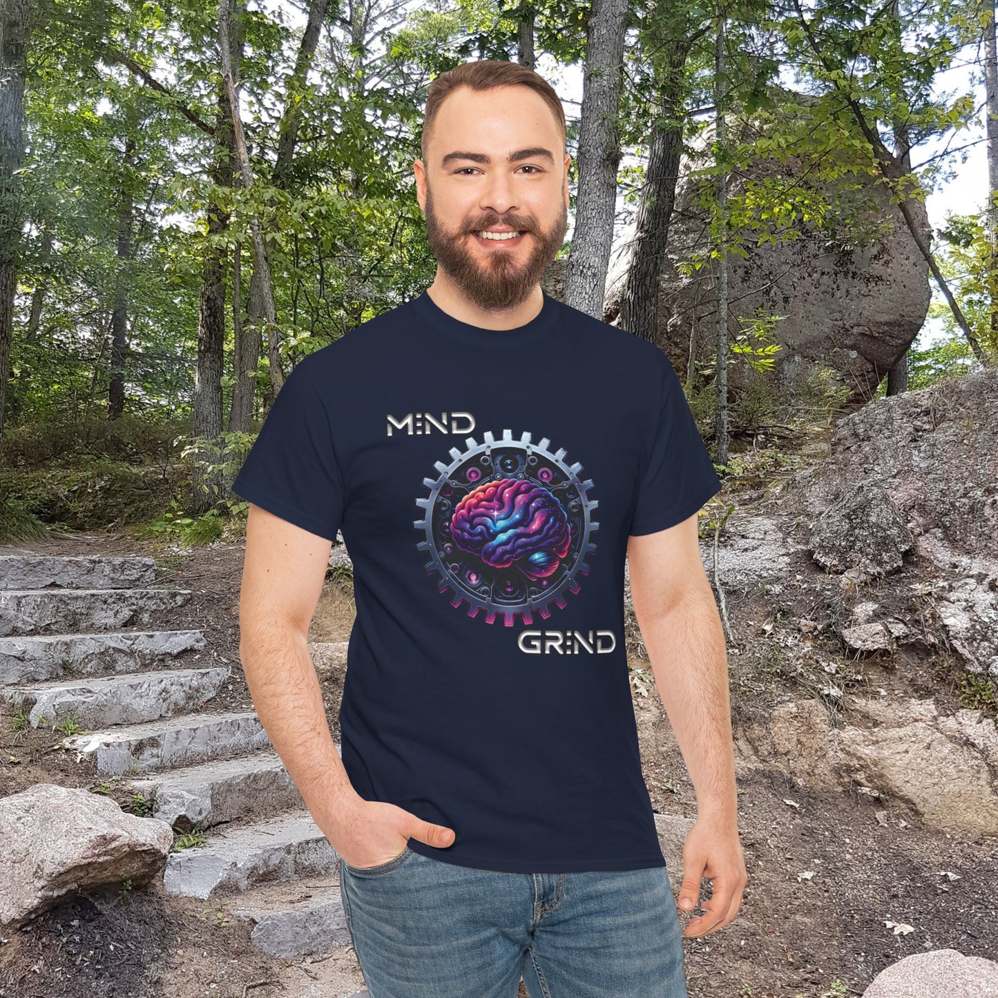 MindGrind Logo Unisex Heavy Cotton Tee