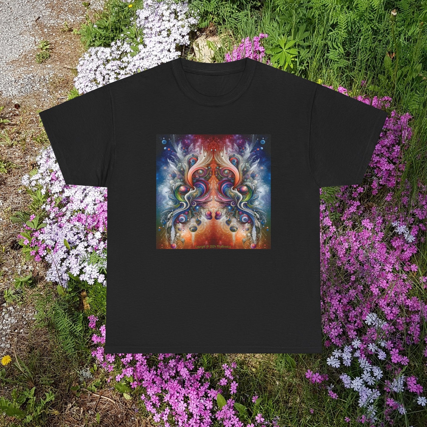 Fantasy Space Mirror - Unisex Heavy Cotton Tee