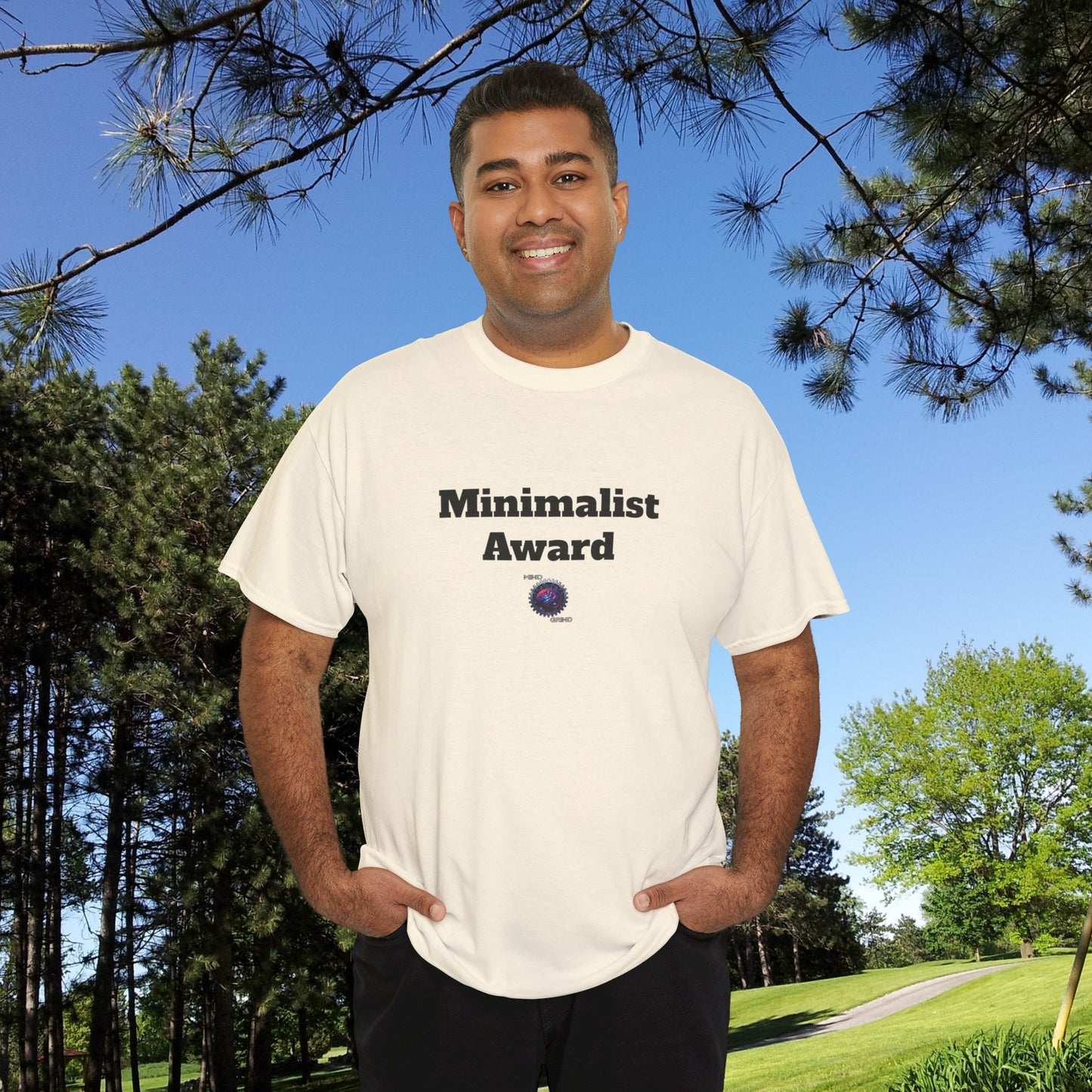 Minimalist Award - Unisex Heavy Cotton Tee - Small Logo