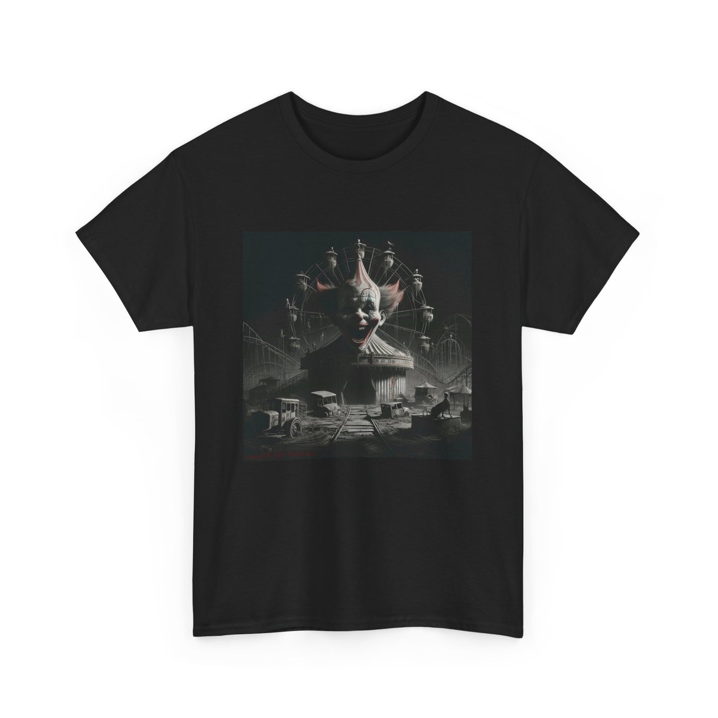 Horror Clown Funhouse - Unisex Heavy Cotton Tee