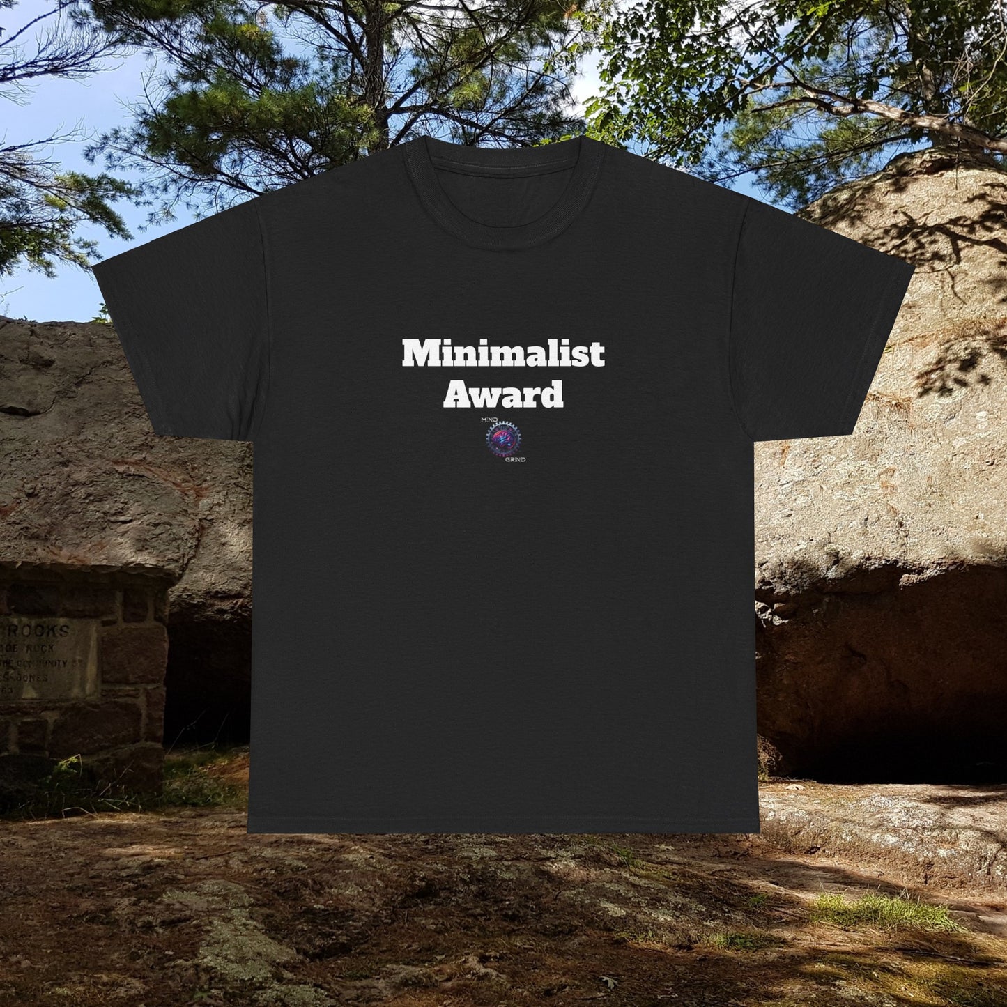 Minimalist Award - Unisex Heavy Cotton Tee - Small Logo