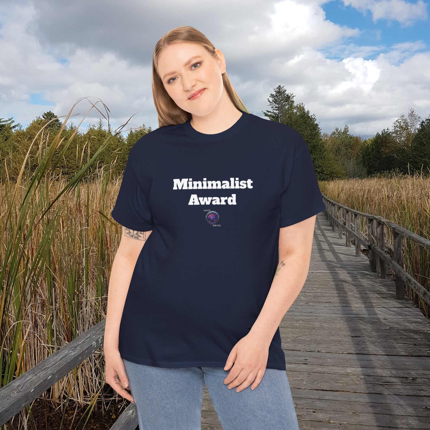 Minimalist Award - Unisex Heavy Cotton Tee - Small Logo