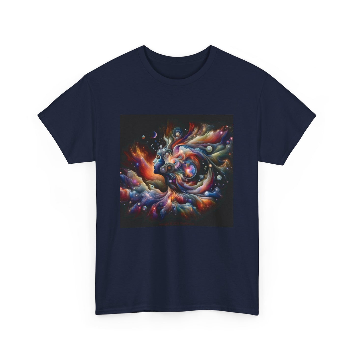Women Space Girl Color - Unisex Heavy Cotton Tee