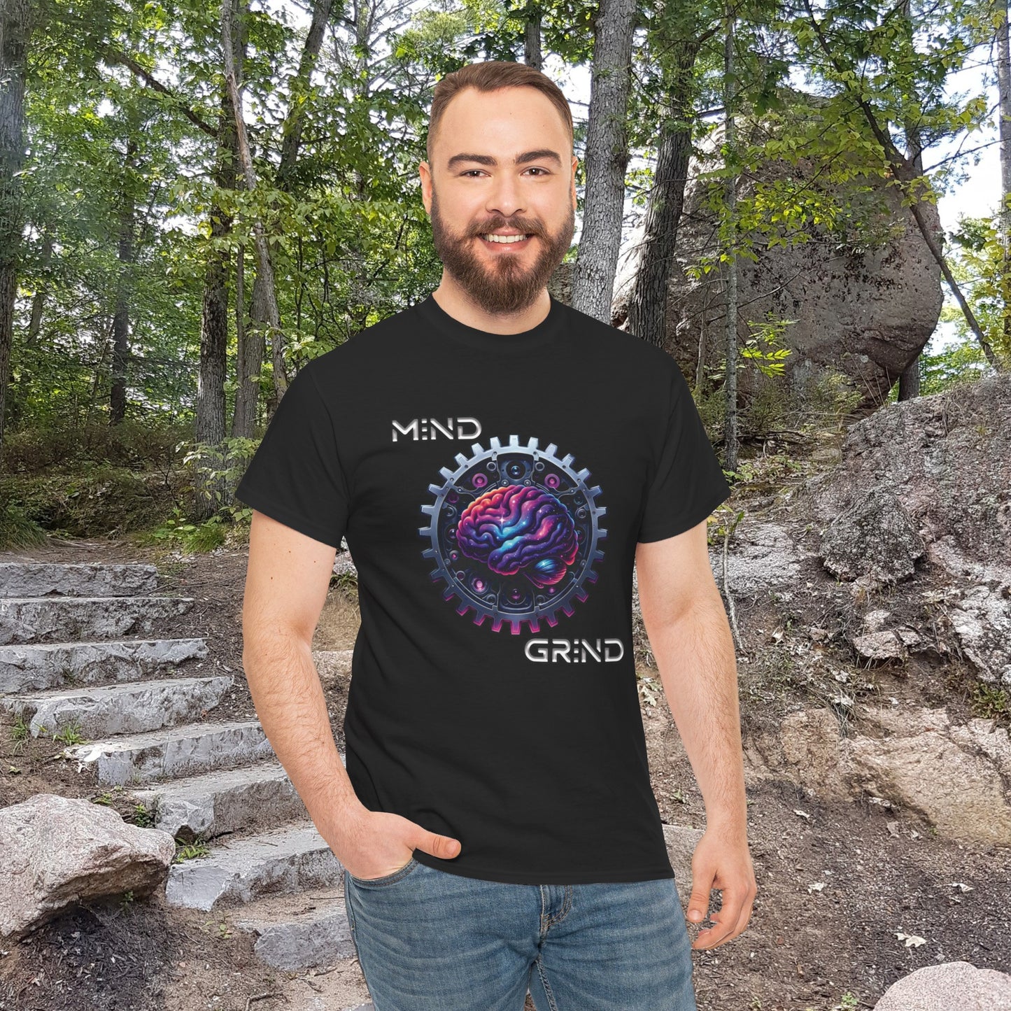MindGrind Logo Unisex Heavy Cotton Tee