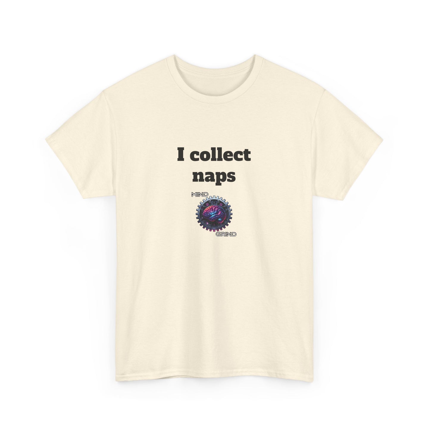 I collect naps - Unisex Heavy Cotton Tee - Large Logo