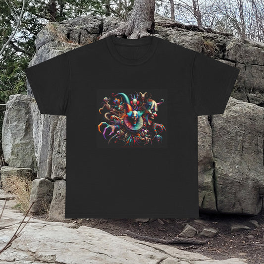 Horror Clown Twisted - Unisex Heavy Cotton Tee