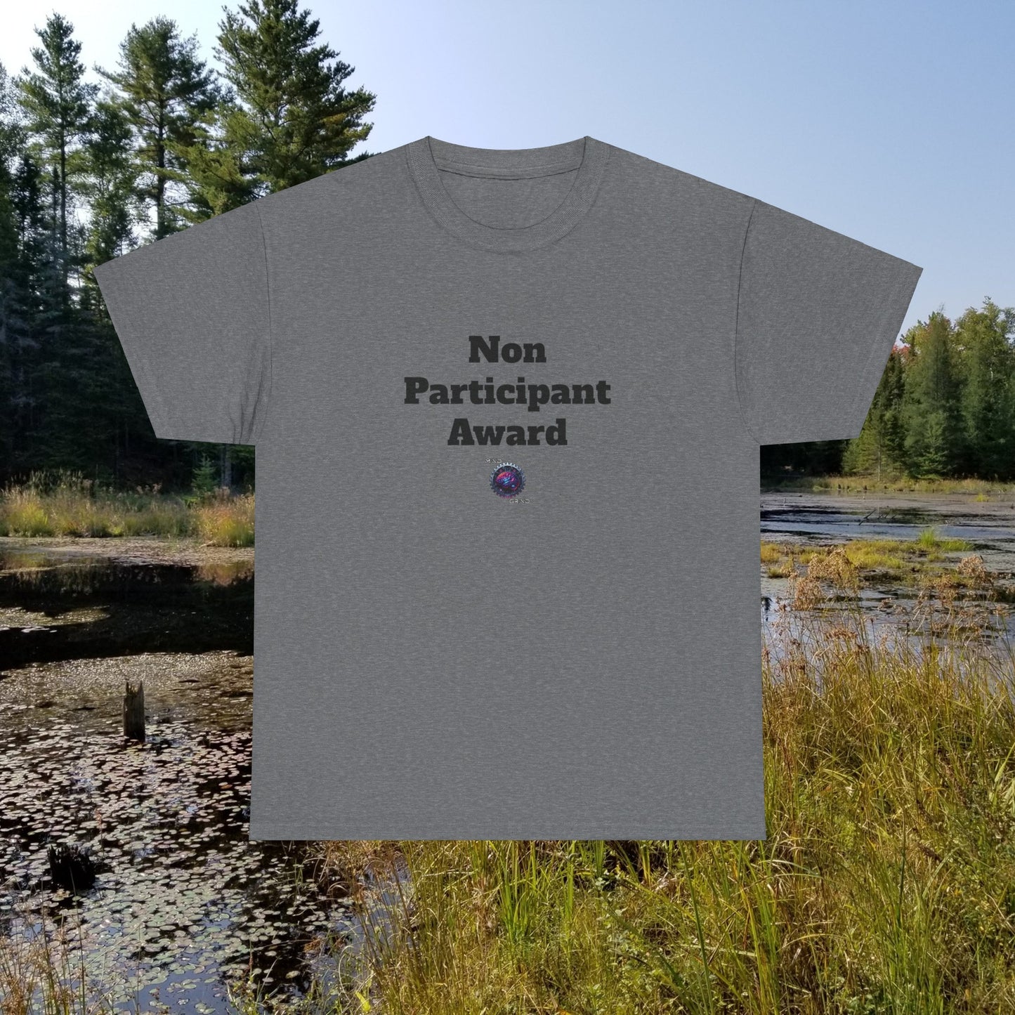 Non Participant Award - Unisex Heavy Cotton Tee - Small Logo