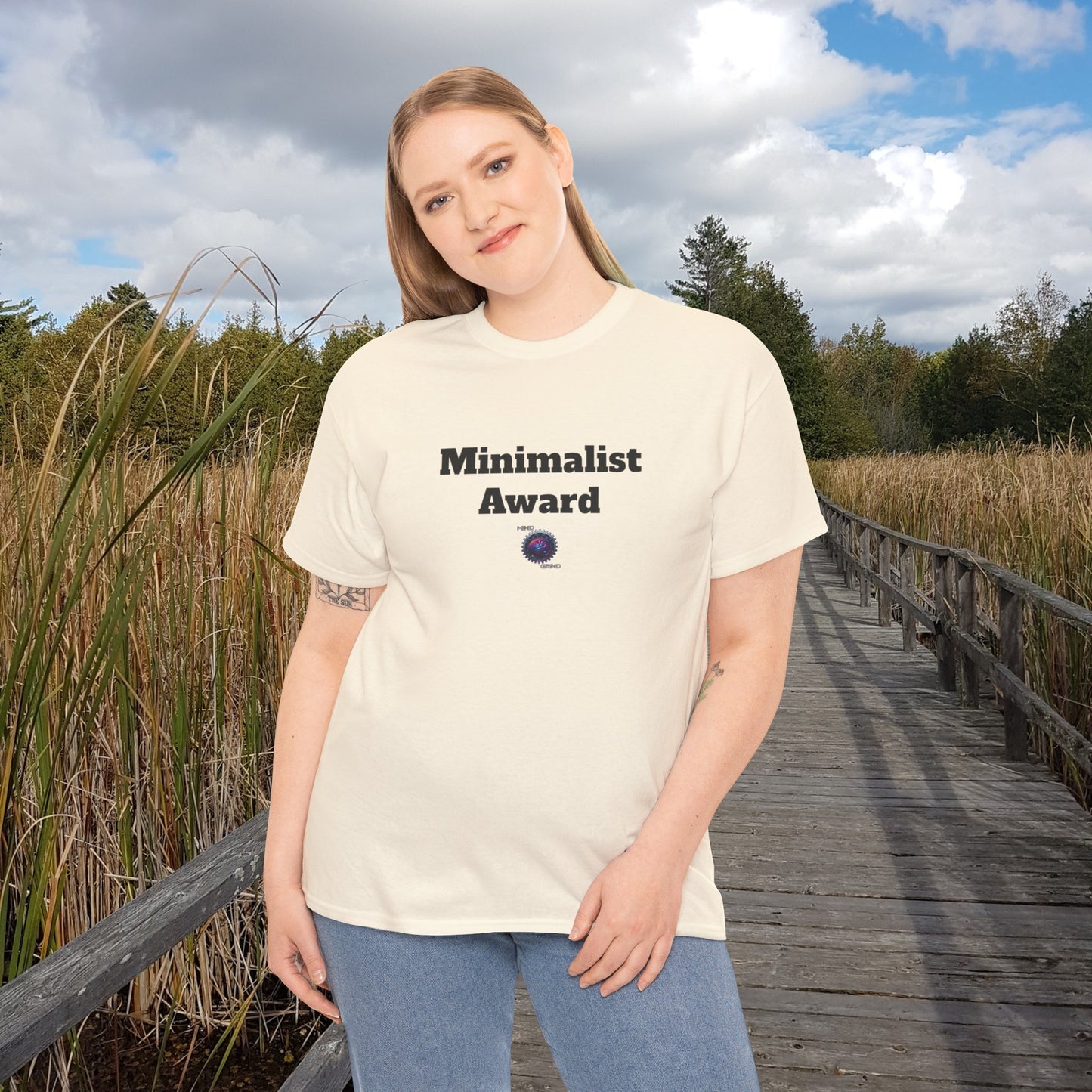 Minimalist Award - Unisex Heavy Cotton Tee - Small Logo