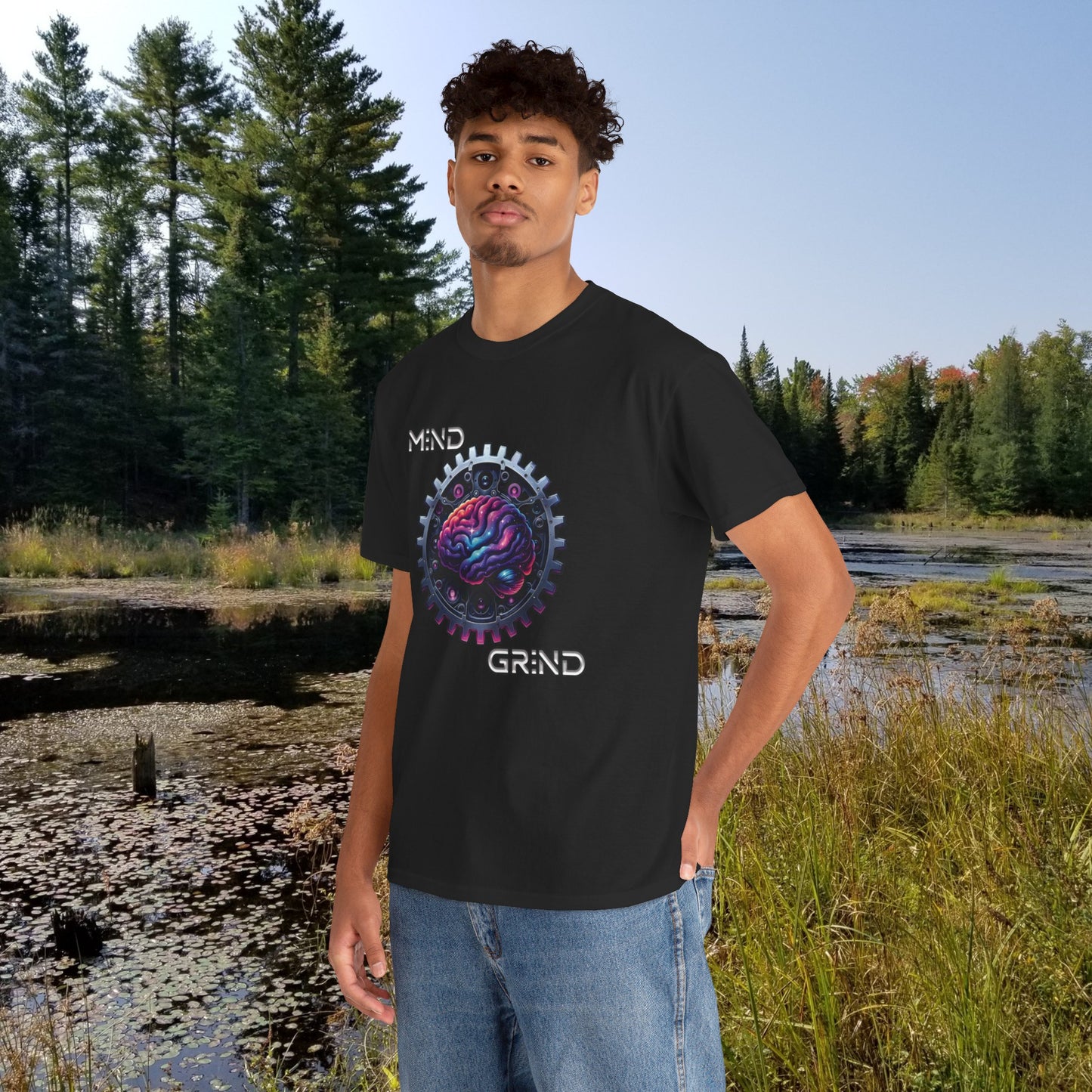 MindGrind Logo Unisex Heavy Cotton Tee