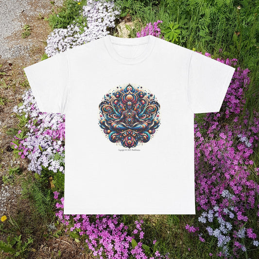 Fantasy Space Lotus - Unisex Heavy Cotton Tee