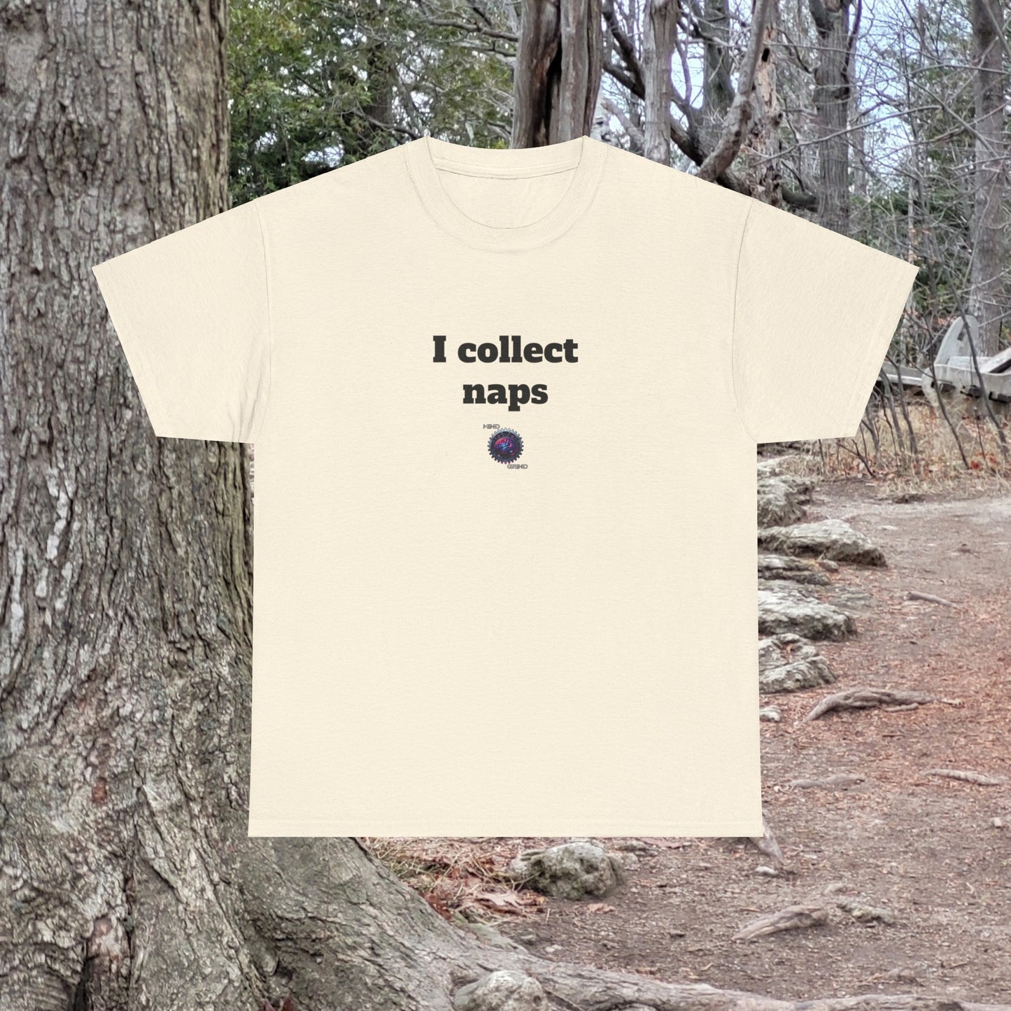 I collect naps - Unisex Heavy Cotton Tee - Small Logo