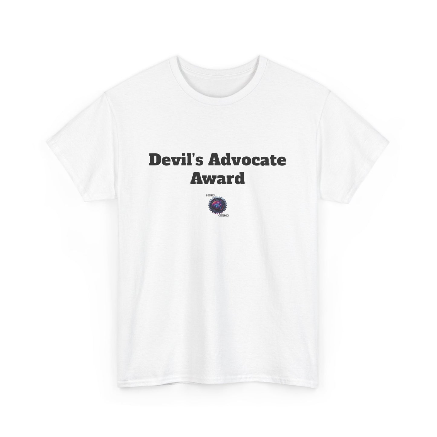 Devil's Advocate Award - Unisex Heavy Cotton Tee - Small Logo