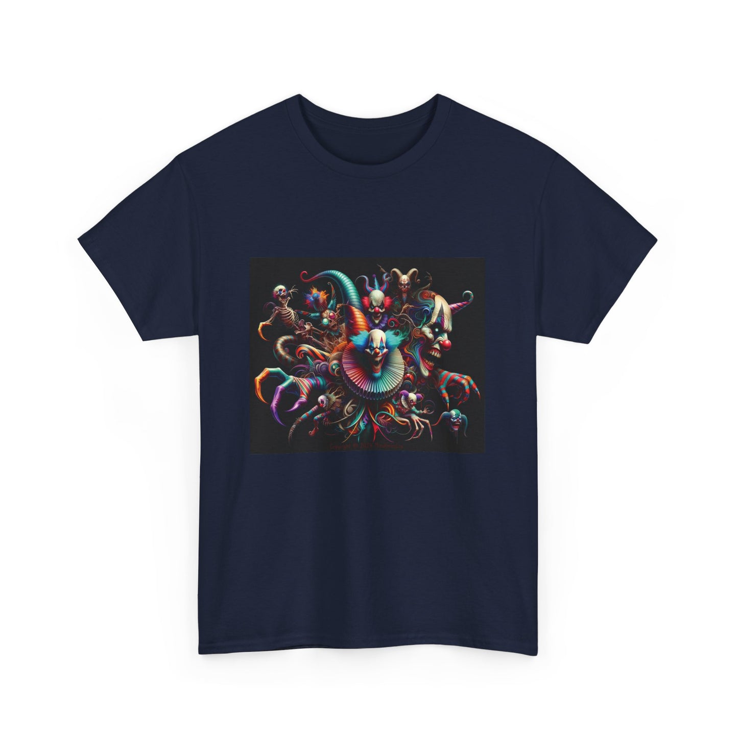 Horror Clown Twisted - Unisex Heavy Cotton Tee