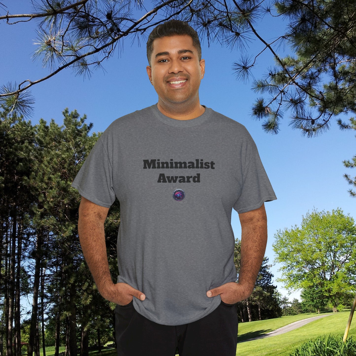 Minimalist Award - Unisex Heavy Cotton Tee - Small Logo